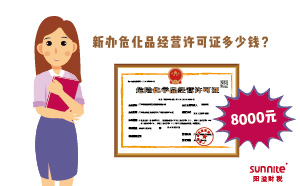 新办危化品经营许可证多少钱?